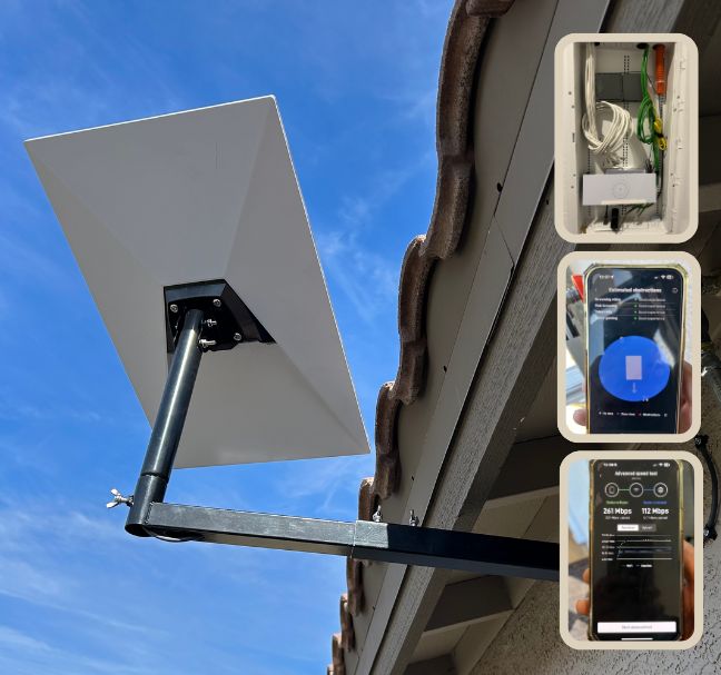 Starlink rooftop installation